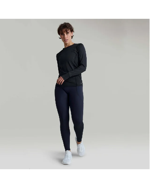 Clique Zone Long Sleeve Top - Black