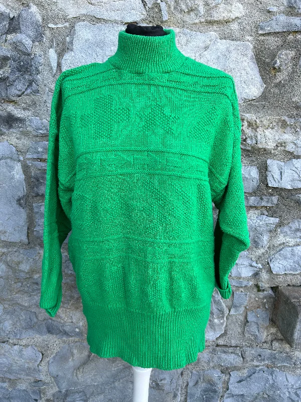 80s green jumper uk 12-14