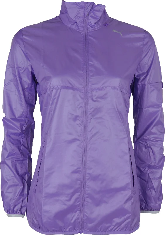 Puma Lightweight Womens Running Jacket - Purple