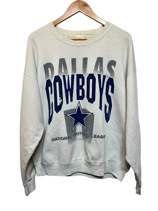 Dallas Cowboys White Sweatshirt (Size L)