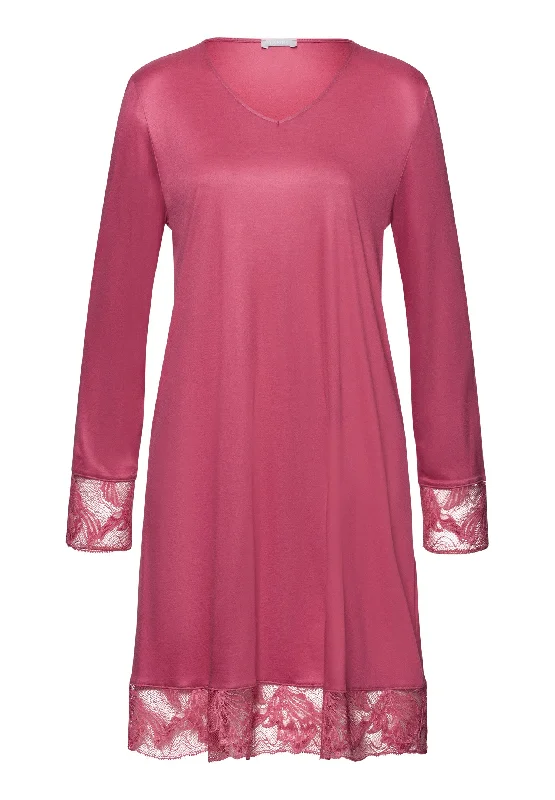 Eva Long Sleeve Nightgown 95cm | Rose Wine 74885-2414