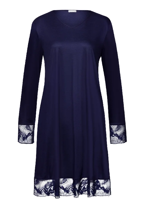 Eva Long Sleeve Nightgown 95cm | Evening Blue 74885-2621