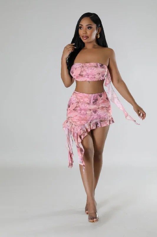 Blossomed Soul Skirt Set