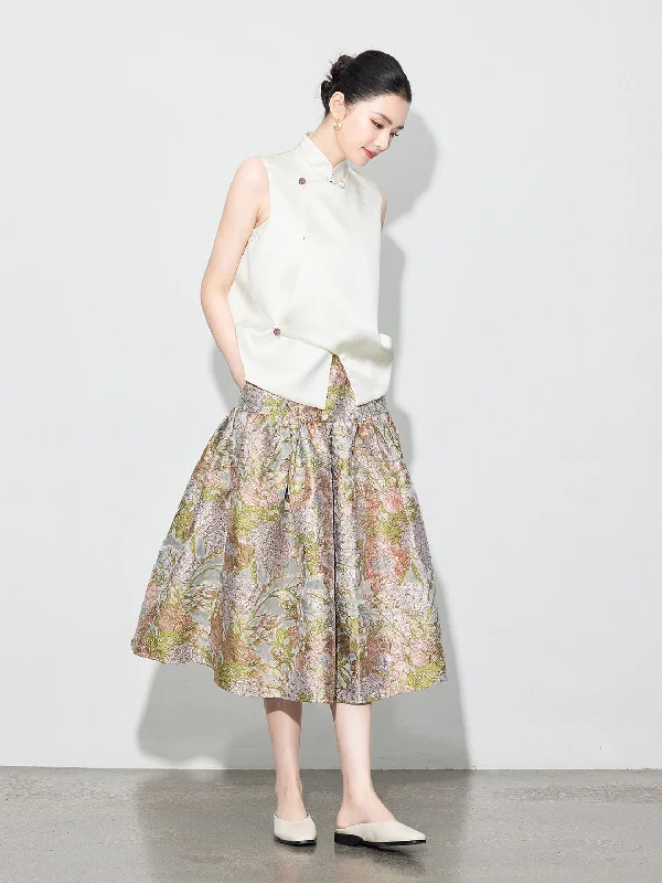 He Garden Bling Oriental Skirt