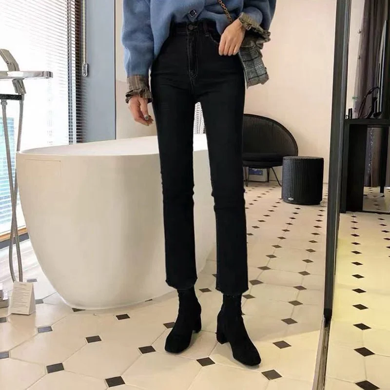 NiDELL: Women’s Elegant Straight Leg Jeans For Winter