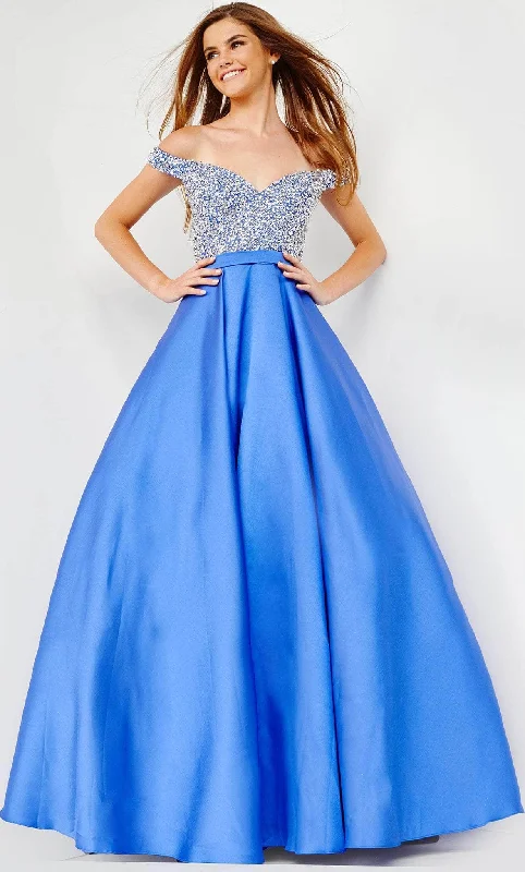 JVN by Jovani JVN08474SC - Beaded Sweetheart Prom Gown