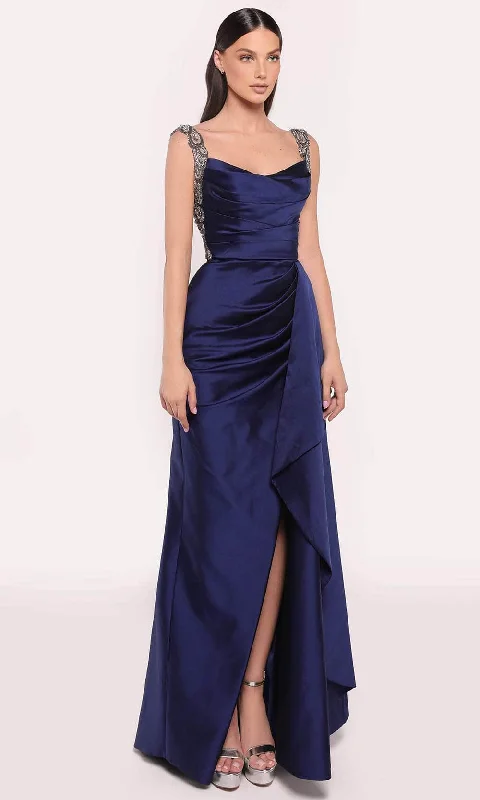 Tarik Ediz 98738 - Tank Strap Pleated Evening Gown