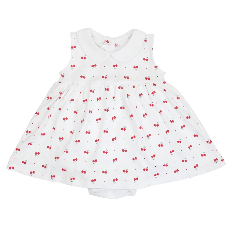 Cherries Printed Dress |  Baby Girl