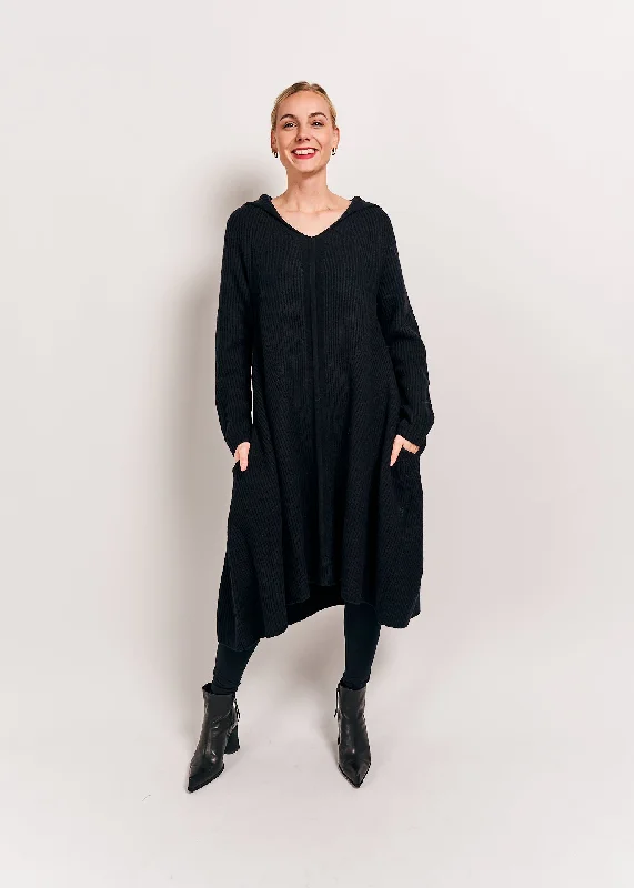 Rundholz Mainline Knitted Dress Black