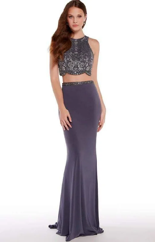 Alyce Paris 1303 - Beaded Jersey Evening Gown