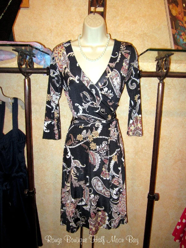 Faux wrap dress