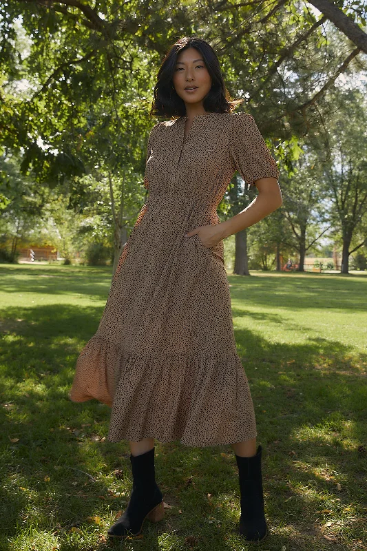 Genesis Taupe Button Down Dress