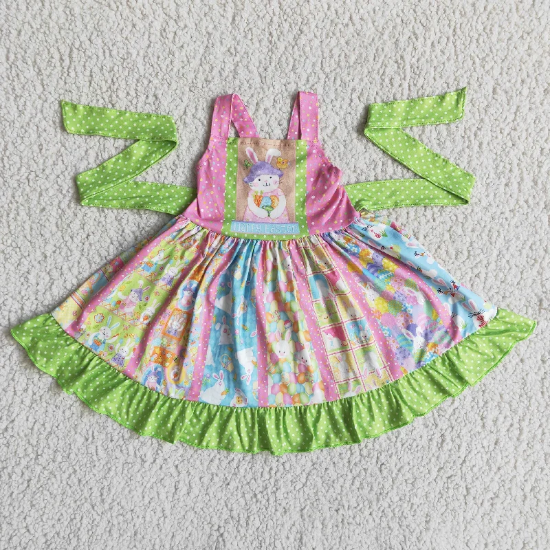 happy Easter rabbit twirl dress