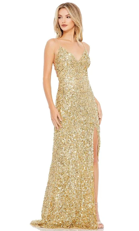 Mac Duggal - 10704 V-Neck Fitted Evening Dress