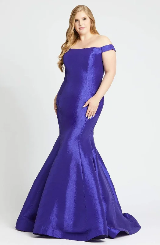 Mac Duggal Fabulouss - 66803F Mikado Plain Mermaid Gown