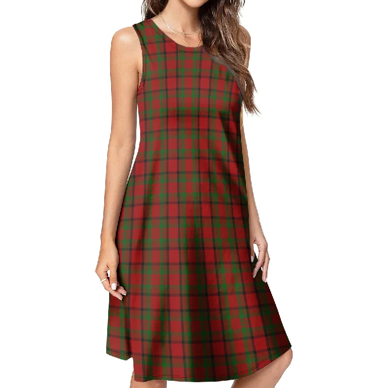 Tipperary County Ireland Tartan Womens Casual Dresses