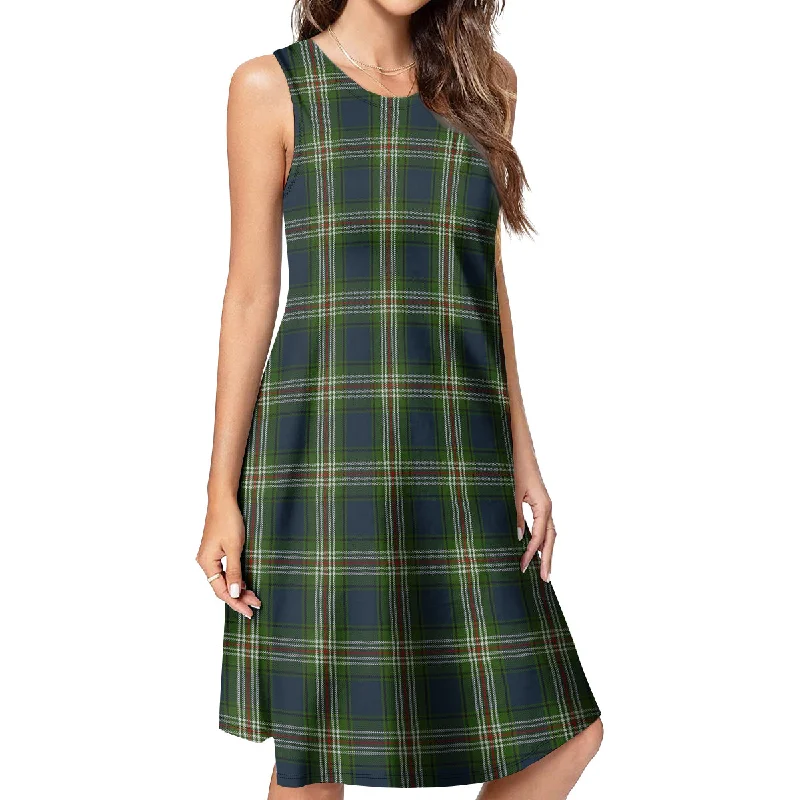 Todd Tartan Womens Casual Dresses