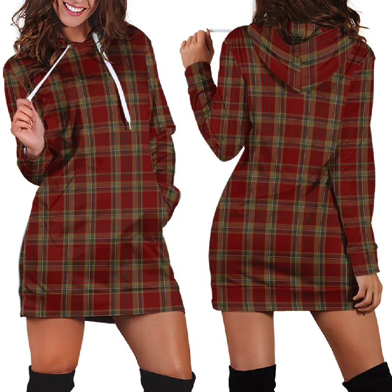 Tyrone County Ireland Tartan Hoodie Dress