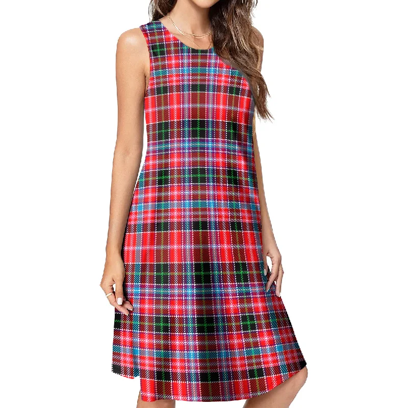 Udny Tartan Womens Casual Dresses