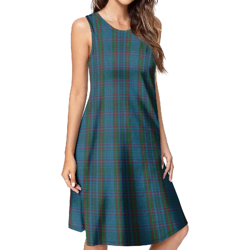 Watkins of Wales Tartan Womens Casual Dresses