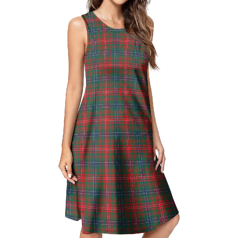 Wilson Modern Tartan Womens Casual Dresses