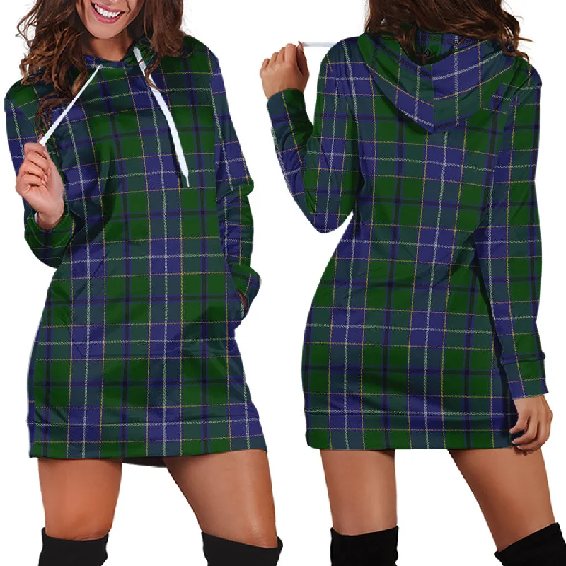 Wishart Hunting Tartan Hoodie Dress