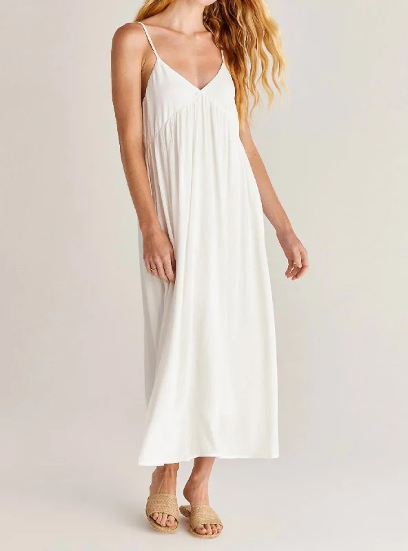 Atlas Midi Dress In White