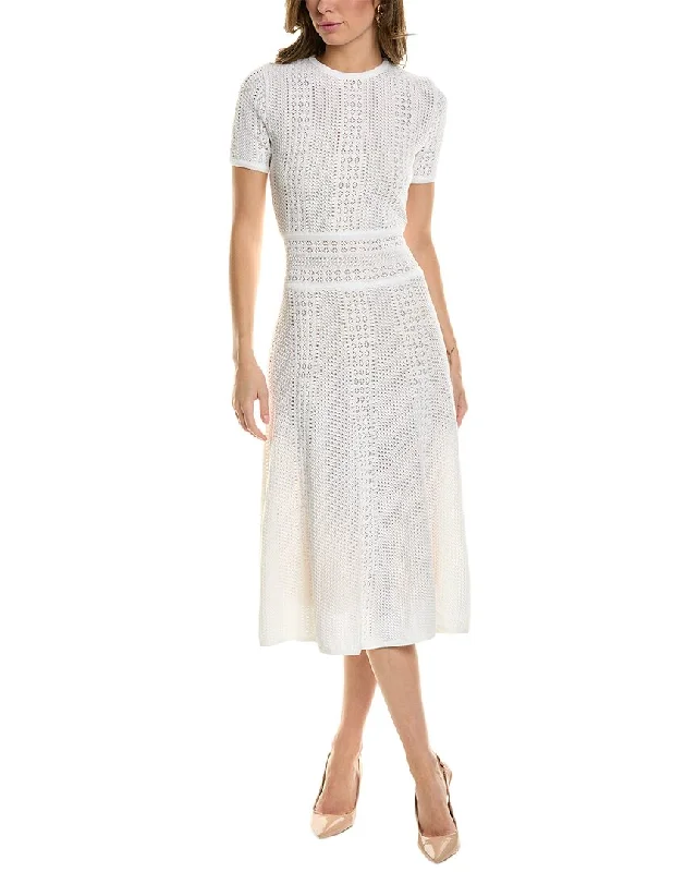 Carolina Herrera Crochet Midi Dress