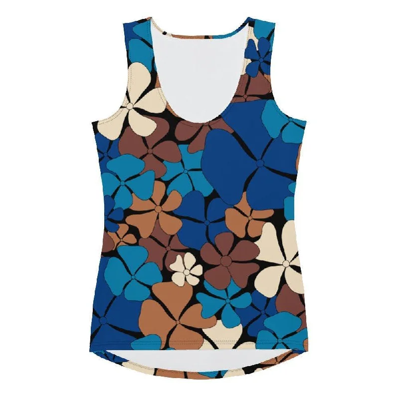 ADELIE blue brown - Tank Top